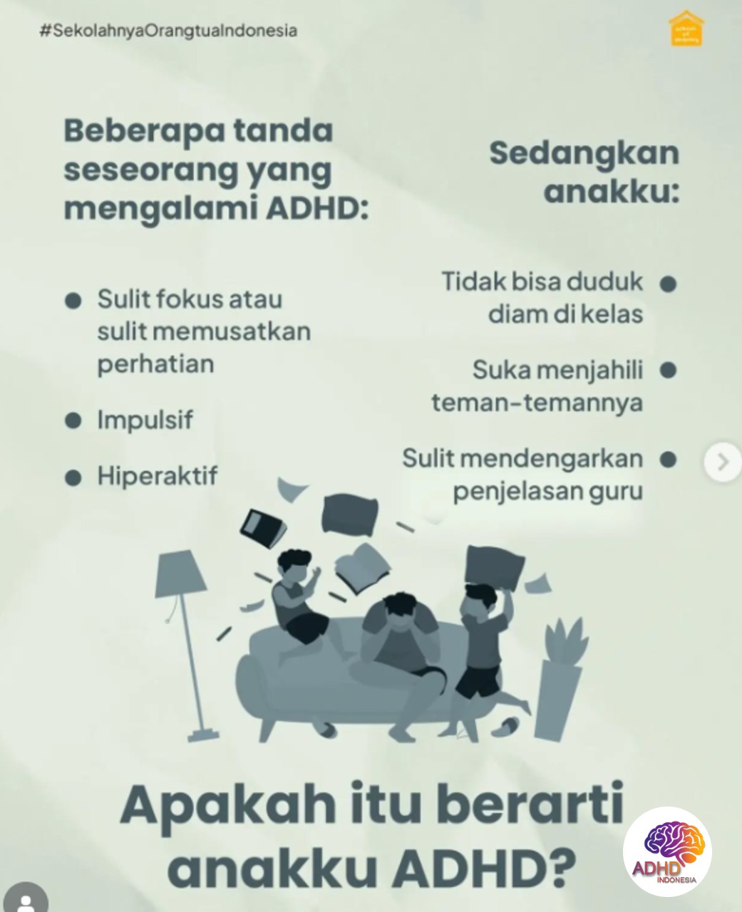 Ciri dan Gejala ADHD pada Anak Usia Dini di Kota Pematang Siantar